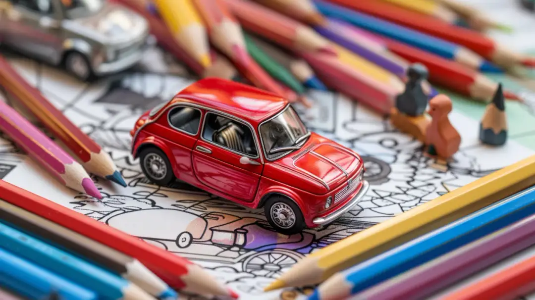 Kultowy maluch: kolorowanka z Fiatem 126p do druku dla miłośników aut