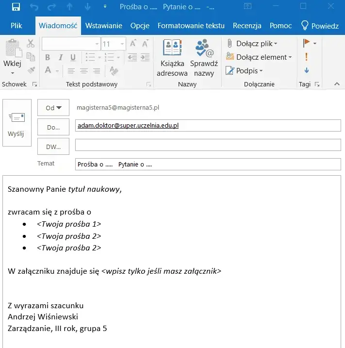 Jak napisać profesjonalny e-mail do nauczyciela bez wpadek i zażenowania