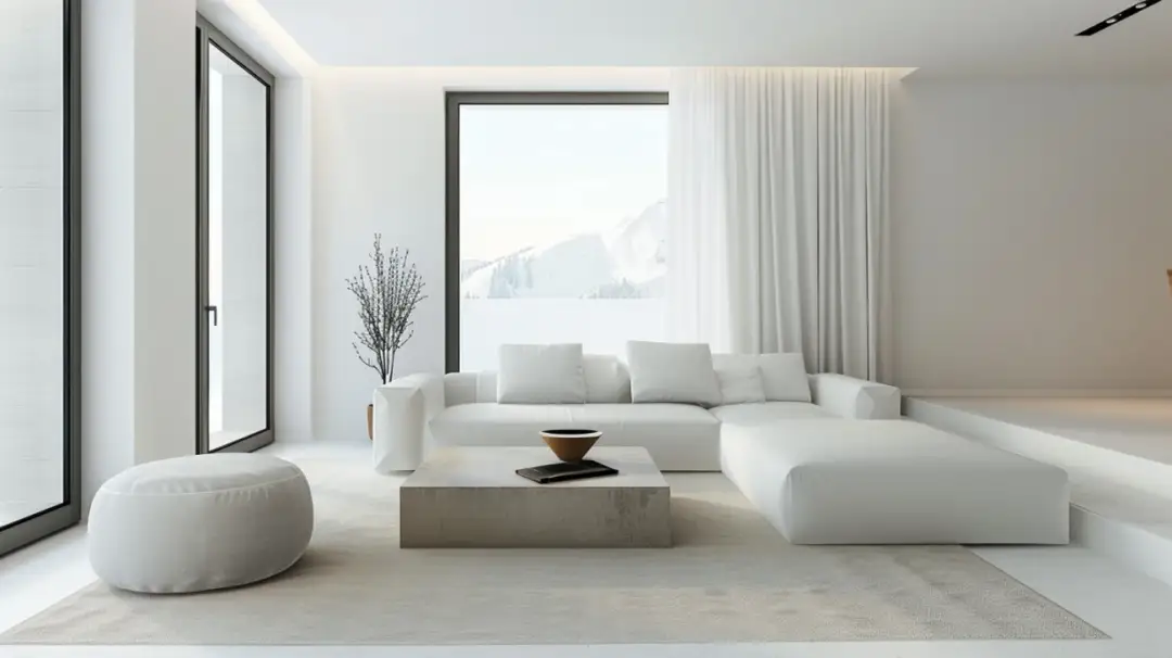 Ukryty karnisz wpuszczany w sufit - subtelnośc i minimalizm