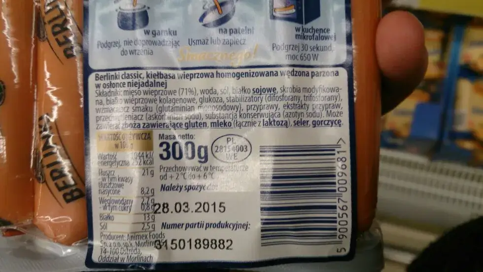 Ile kalorii ma parówka Berlinka? Wartość odżywcza i skład, o których musisz wiedzieć