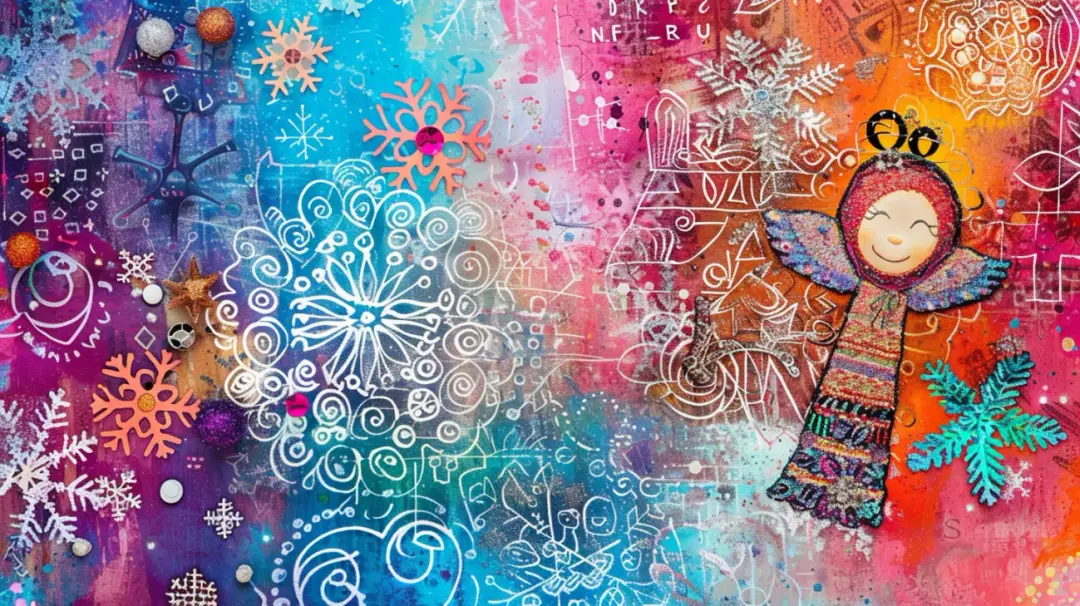 Szablony i wzory do druku - klucze, magiczne słowa, śnieżynki, anioły i inne