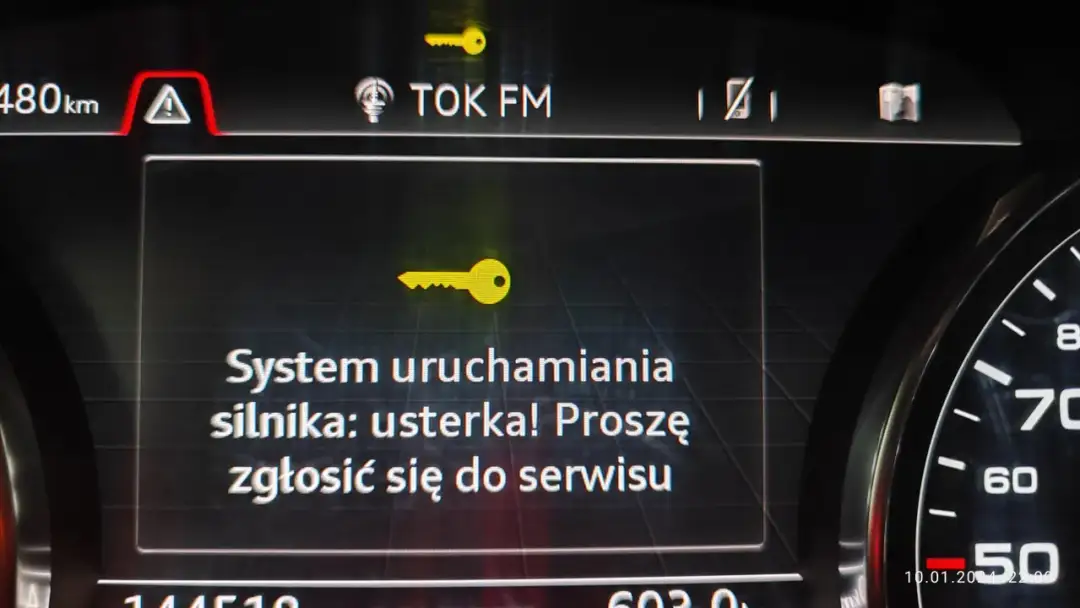 System uruchamiania silnika Audi: 5 najczęstszych awarii i naprawy