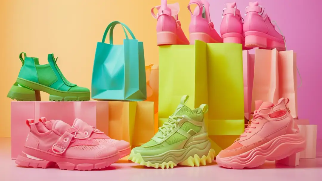 Stylizacje z butami Balenciaga: różowe, zielone i sportowe modele