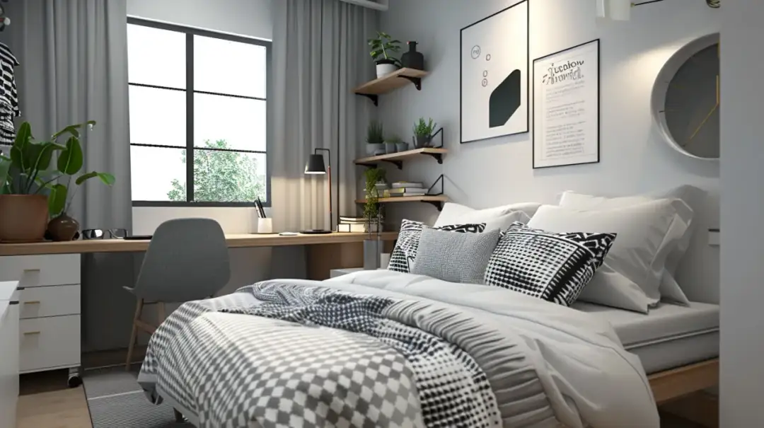 Biało-szara sypialnia: 8 pomysłów na modną aranżację