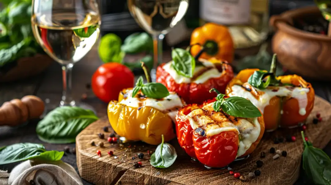 Papryka z grilla z mozzarellą: błyskawiczna przekąska na letnią imprezę