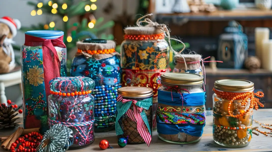 10 kreatywnych pomysłów na ozdoby na słoiki do kuchni