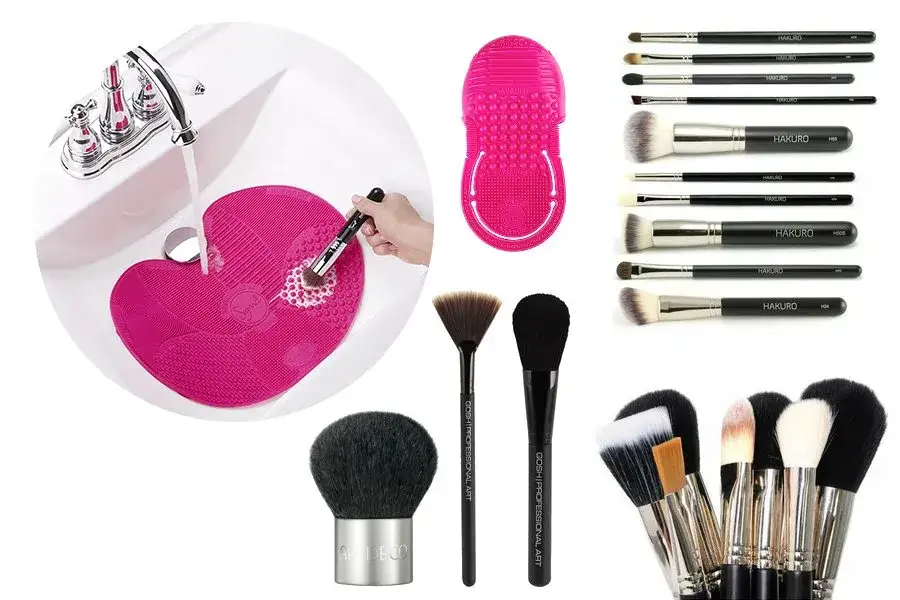 Jak myć pędzle do makijażu Hakuro, aby uniknąć ich zniszczenia?
