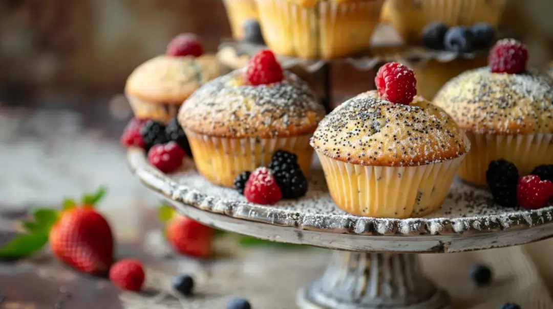 Delikatne babeczki makowe: Przepis na sukces każdego cukiernika