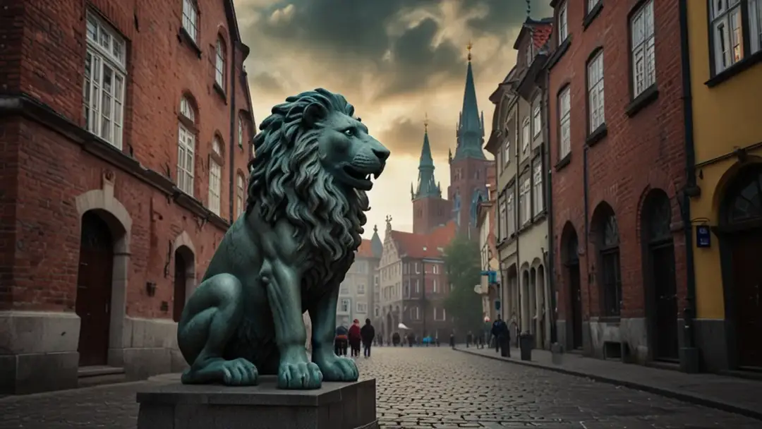 Fascynujące legendy Gdańska: historia lwów na trasie spacerowej