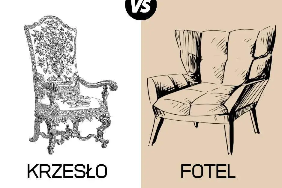 Krzesło jak fotel: Kluczowe różnice, które musisz znać