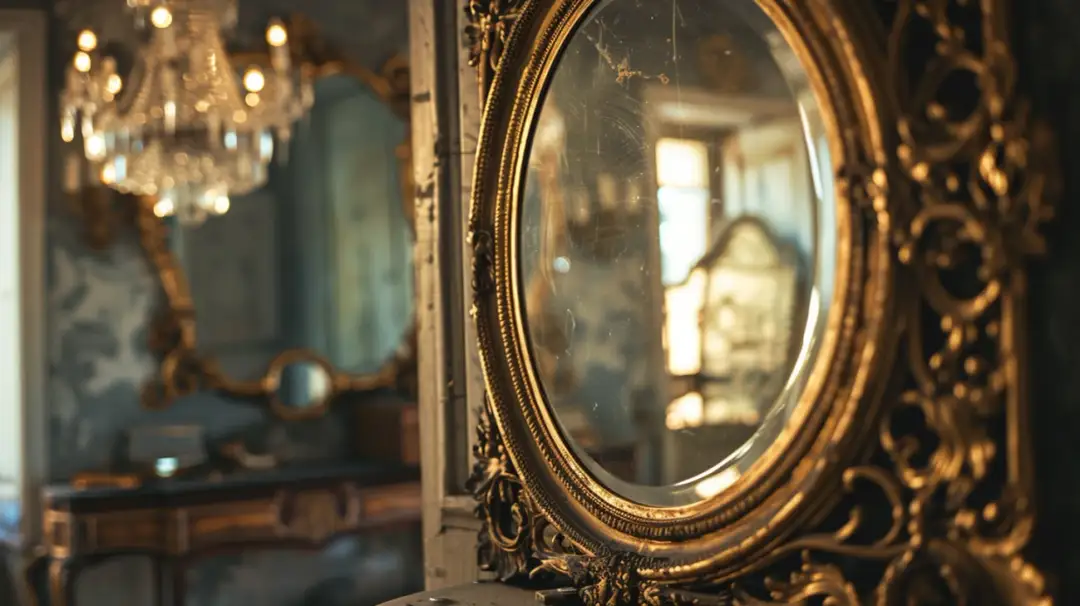 Luksusowe lustra: złota oprawa - odkryj ich blask i elegancję