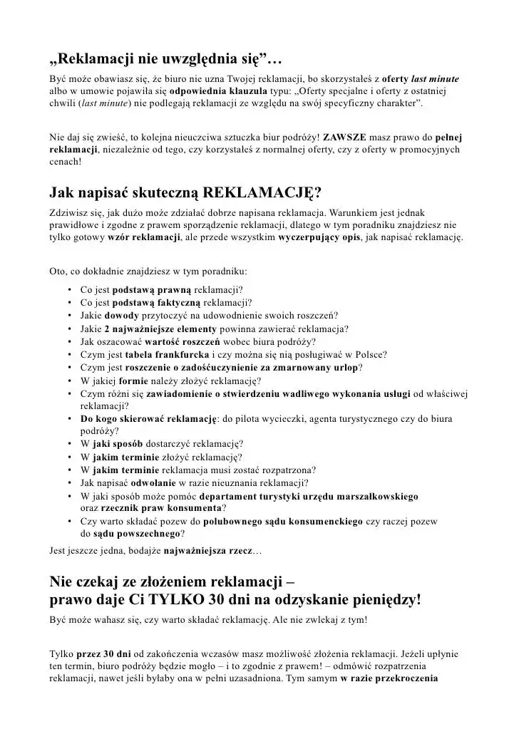 Gdzie składać reklamacje na biuro podróży i uniknąć problemów