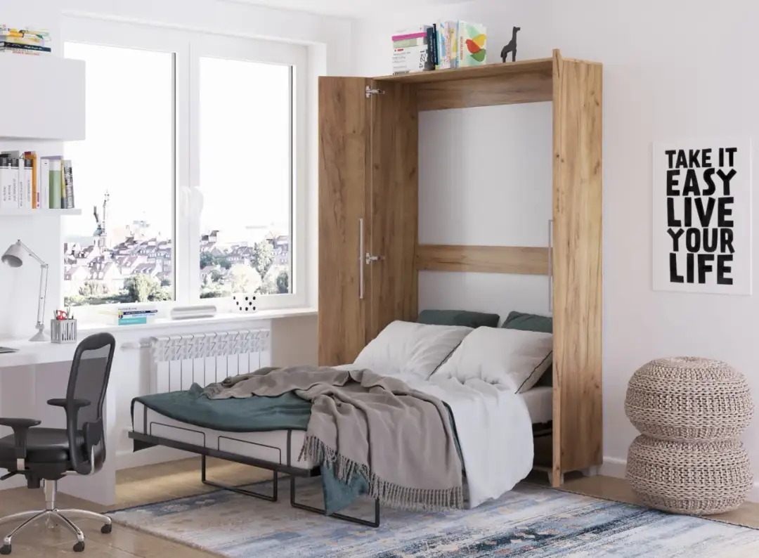 Łóżko w szafie 120 cm: komfort i oszczędność miejsca w domu