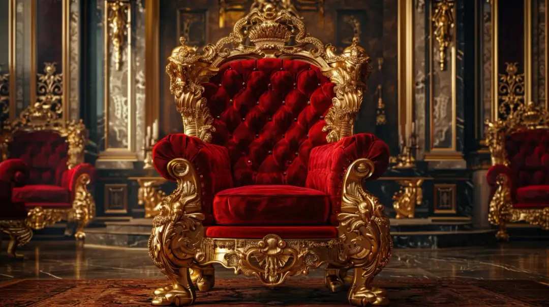 Fotel tron - efektowny i majestatyczny element dekoracji wnętrz