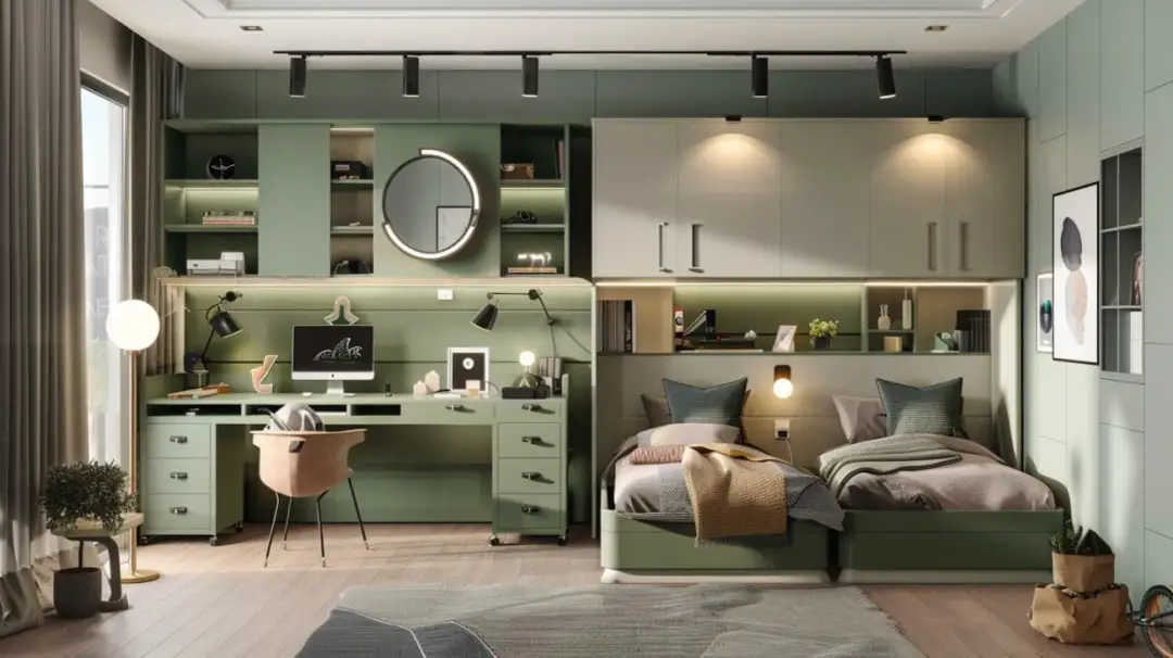 Pokój dla dwóch nastolatków: 7 pomysłów na aranżację