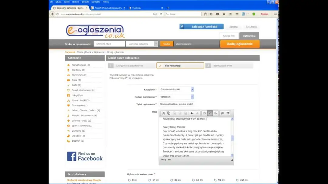 Jak wystawić ogłoszenie na Facebooku i uniknąć najczęstszych błędów