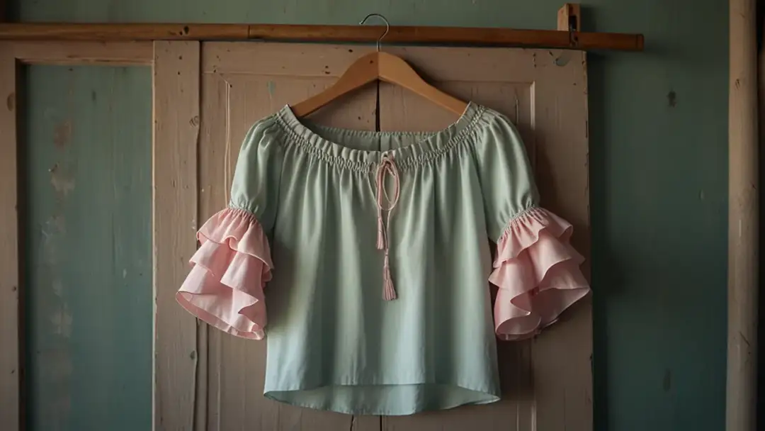 Jak bluzki z falbanką na ramionach odmładzają look?