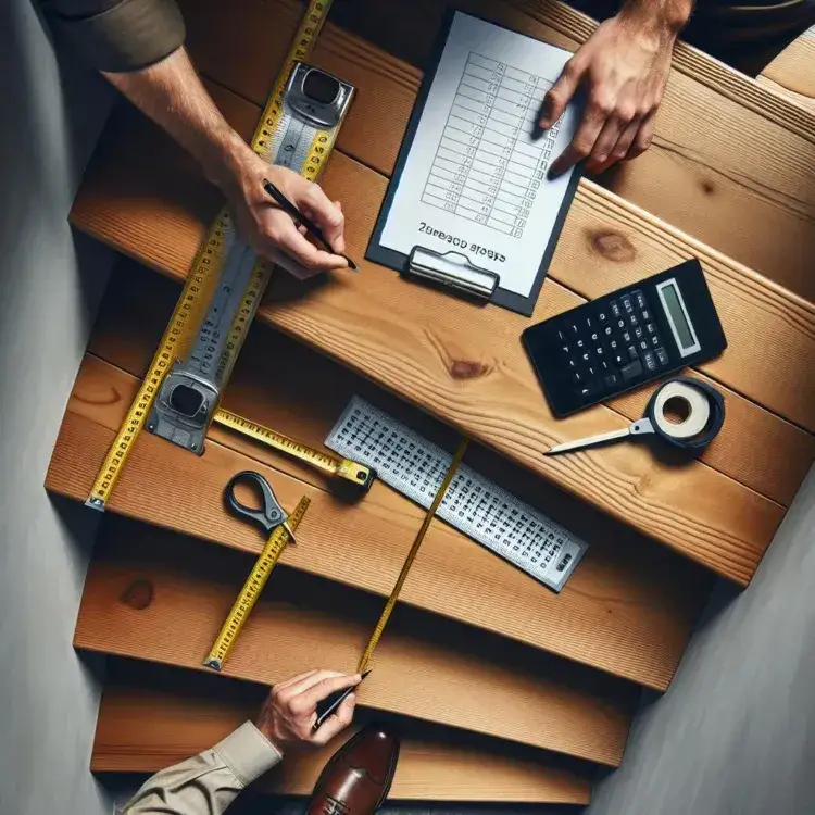 Precyzyjne pomiary schodów: Jak bez trudu obliczyć metry kwadratowe