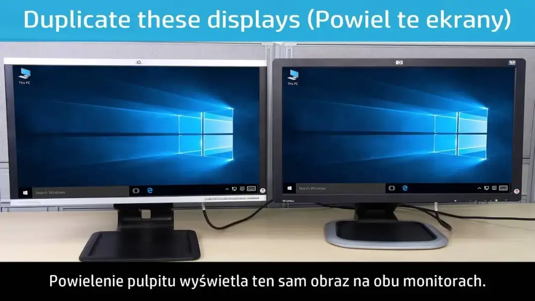 Jak podłączyć 2 monitory do komputera Windows 10 bez problemów