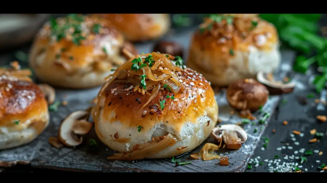 Bułeczki z kapustą i grzybami: Idealne do obiadu i kolacji