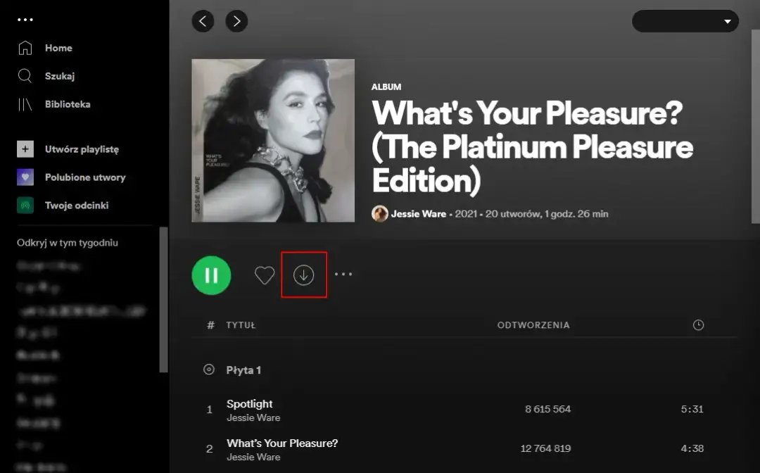 Jak pobrać muzykę ze Spotify na telefon i słuchać jej bez internetu