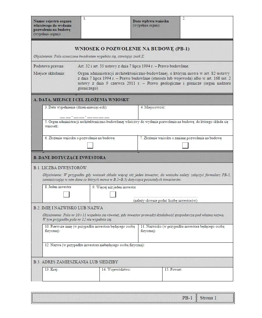 Jak uniknąć błędów przy wypełnianiu wniosku o pozwolenie na budowę lub rozbiórkę – krok po kroku