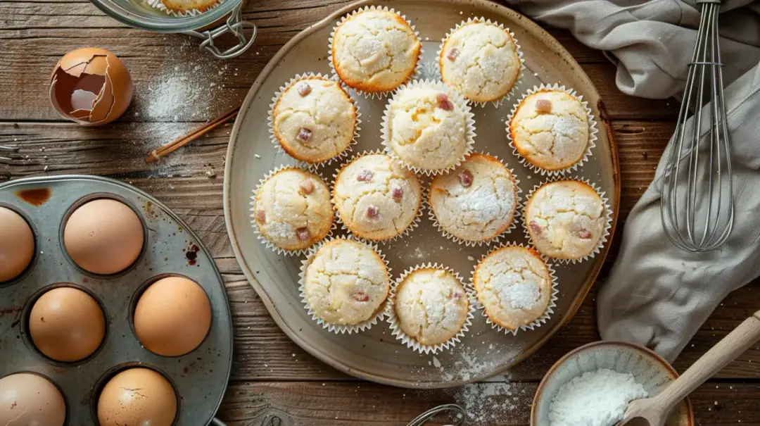 Puszyste muffinki z białek: Jak wykorzystać resztki jajek na śniadanie?