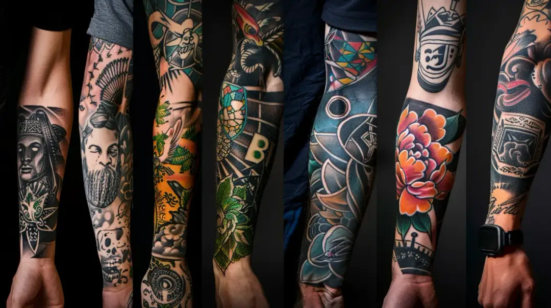 Tatuaż na ręku męski - Wzory tatuaży na rękę i kostkę dla mężczyzn