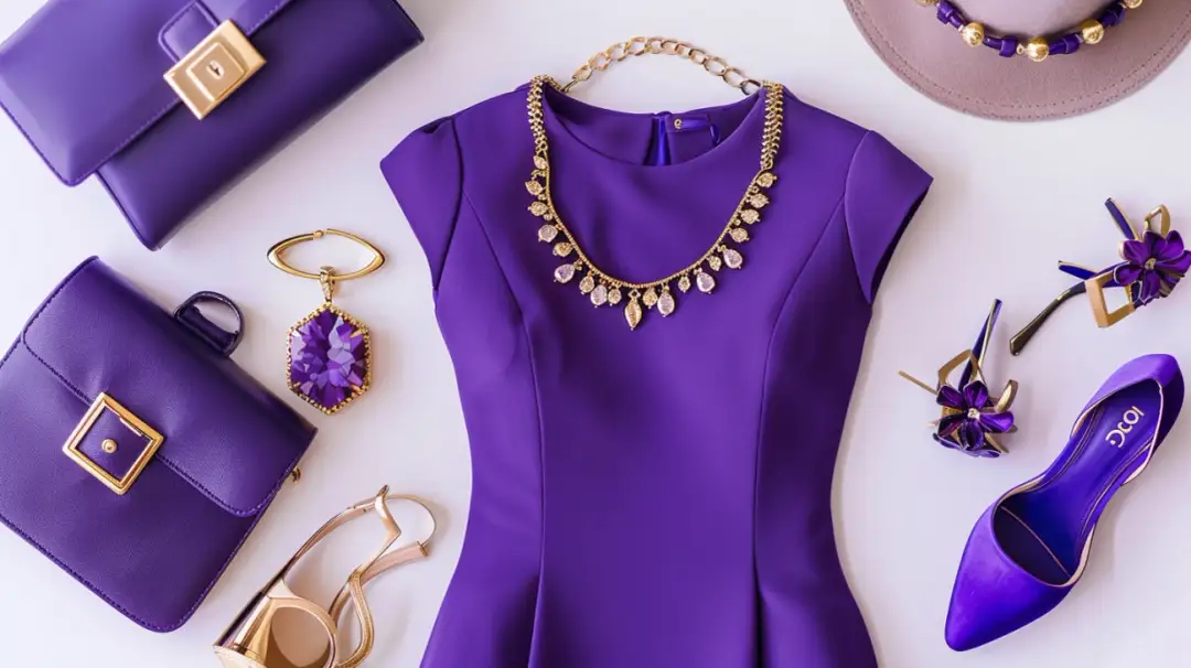 Jakie dodatki wybrać do fioletowej sukienki? Propozycje