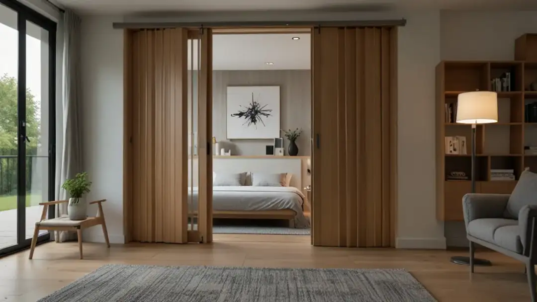 Jakie drzwi składane na pół wybrać do małego mieszkania: kompletny poradnik