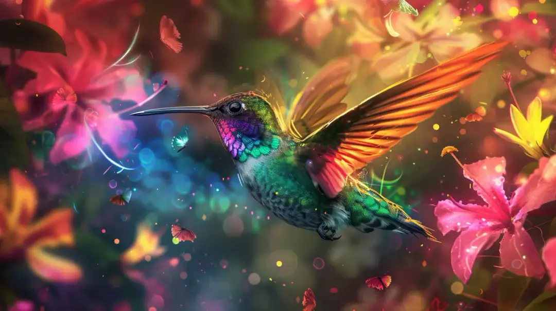Koliber - duchowe znaczenie i symbolika kolibra jako ptaka mocy