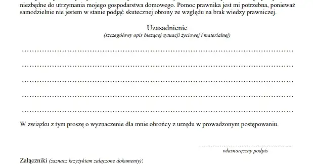 Gdzie złożyć wniosek o adwokata z urzędu i uniknąć kosztów?