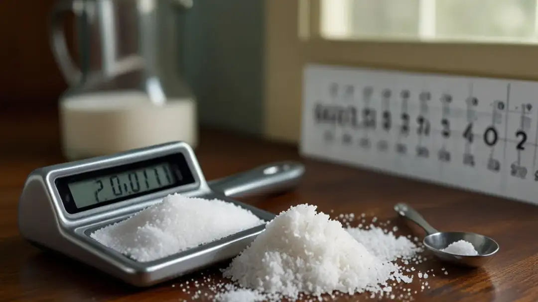 Prosty sposób na przeliczenie 2 dag soli na łyżki kuchenne - Przelicznik