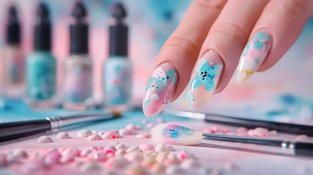 Kwiatki do paznokci: Delikatne akcenty na dłoniach, krok po kroku