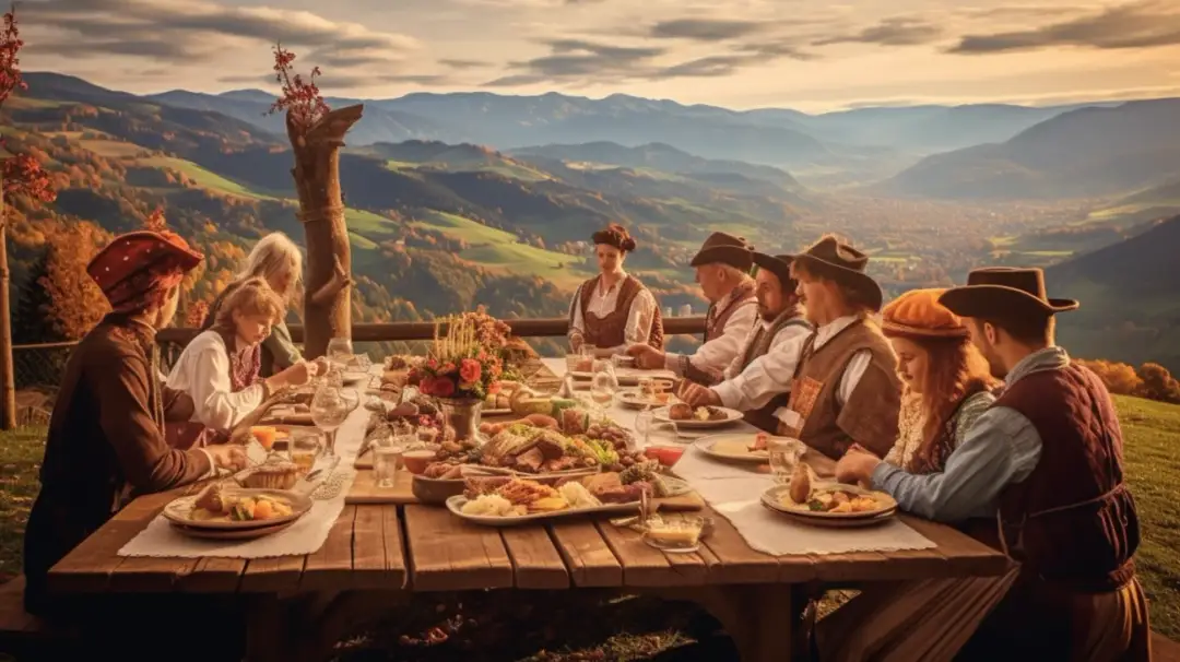 Wystawna kolacja z okazji tradycyjnego redyku w Pieninach: Menu i atrakcje