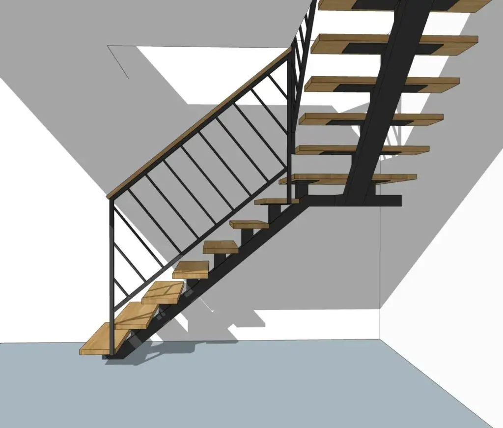 Schody metalowe ze spocznikiem: funkcjonalność i design w jednym