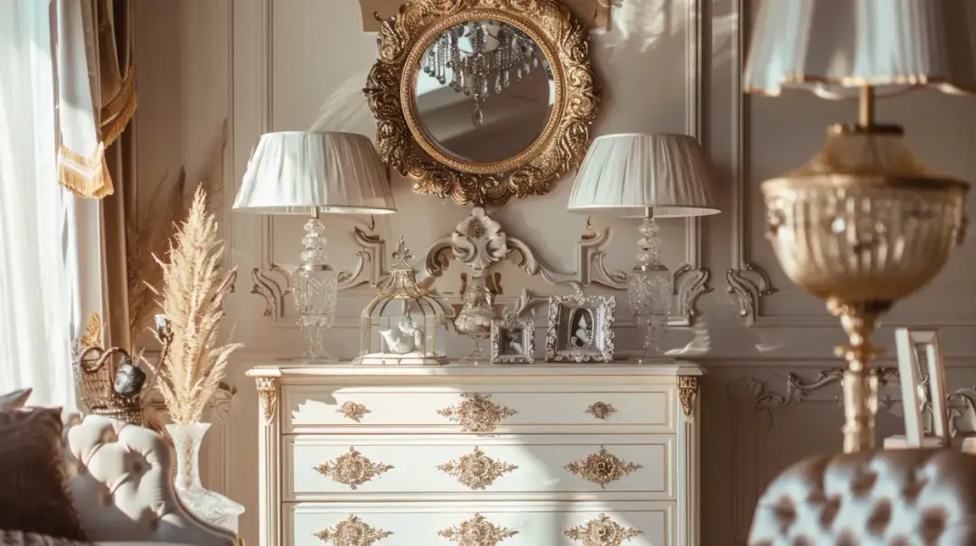Komoda glamour – Luksusowy styl do salonu: jak urządzić elegancko?