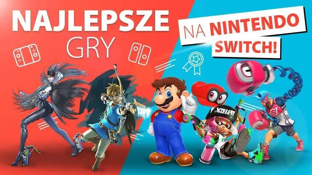 Kompletna lista gier na Nintendo Switch - ranking najpopularniejszych tytułów