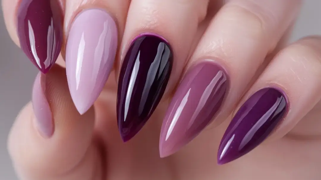 Fioletowa hybryda - Zalety i wady tego modnego koloru na paznokciach