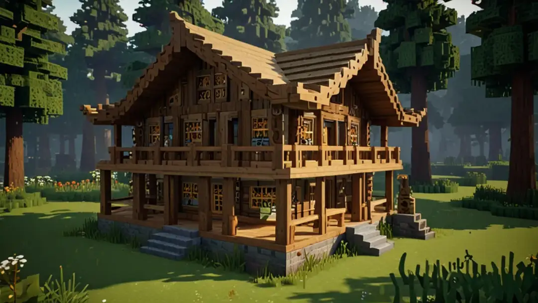 Jak zbudować imponujący dom z drewna w świecie Minecraft? Rady
