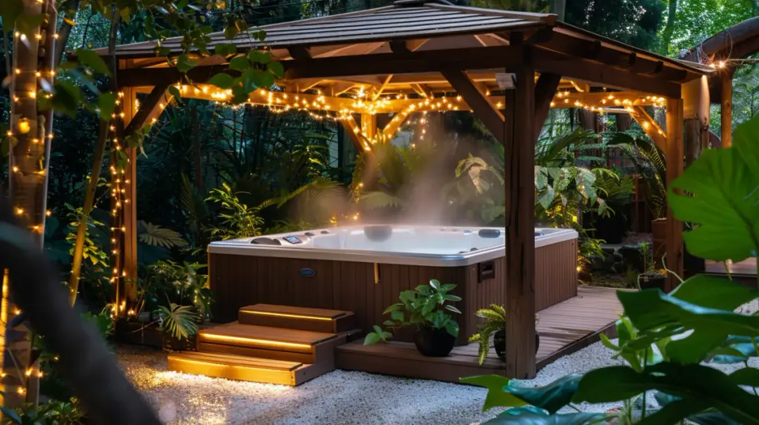 Altana z jacuzzi – Luksusowy zakątek relaksu w Twoim ogrodzie