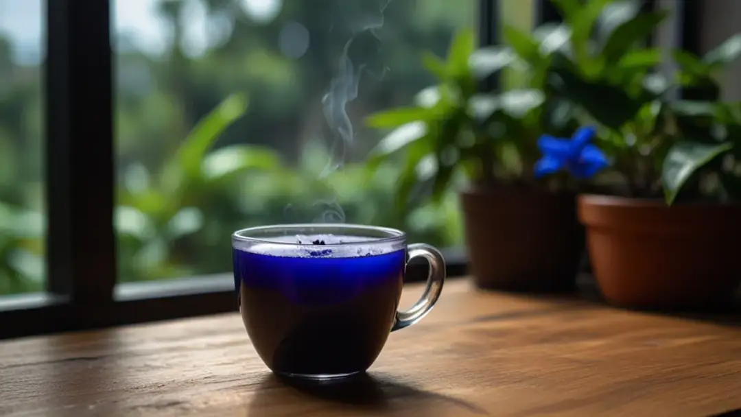 Niebieska herbata: Zaskakujące właściwości klitorii ternateńskiej