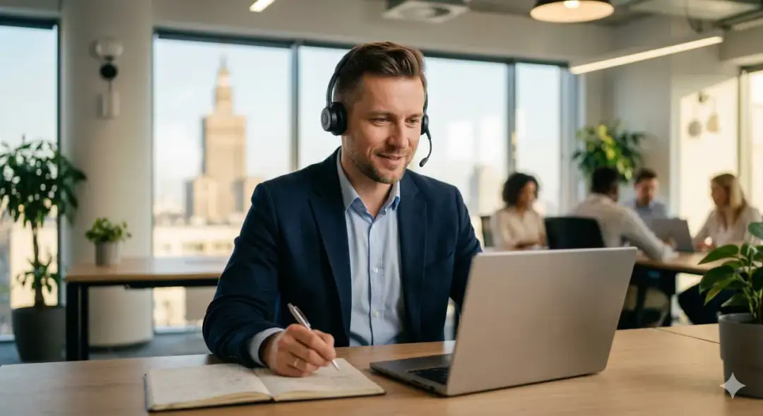 Jak AI zmienia sposób, w jaki pracownicy uczą się angielskiego biznesowego