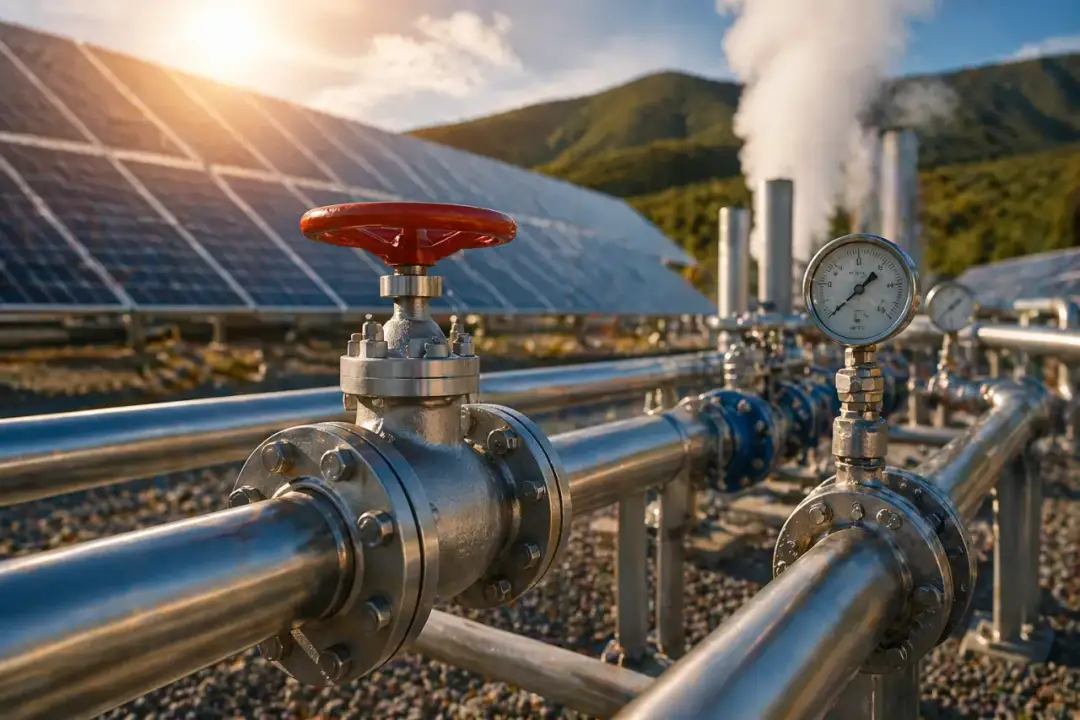 Przemysłowy krajobraz energii odnawialnej