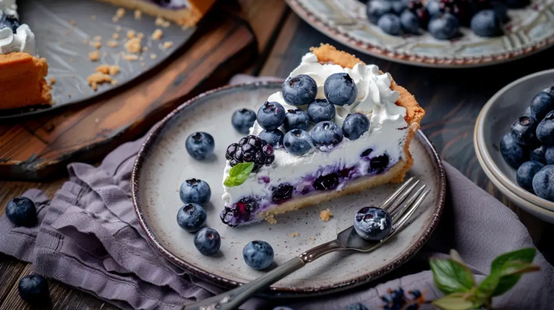 Ciasto z borówkami i kremem: Przepyszna kombinacja smaków