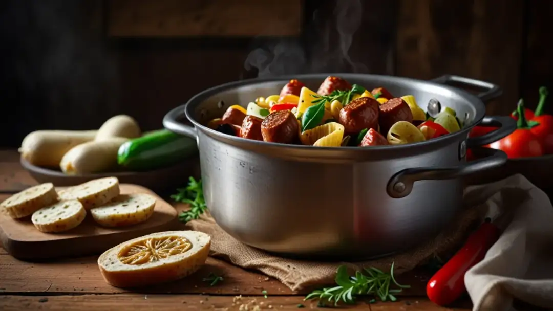 Jakie danie jednogarnkowe z parówkami przygotować na szybki obiad?