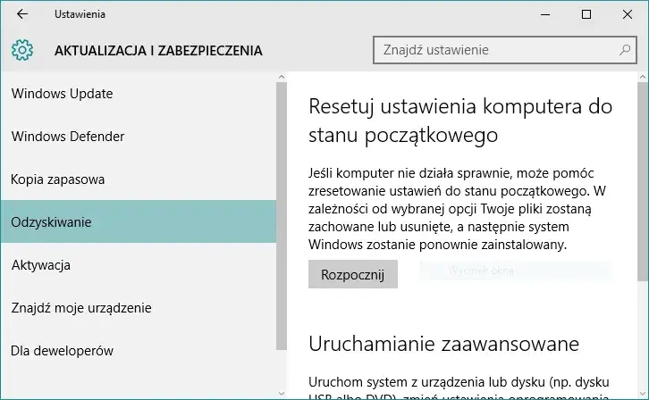 Jak przeinstalować Windows 10 i uniknąć utraty danych w prosty sposób