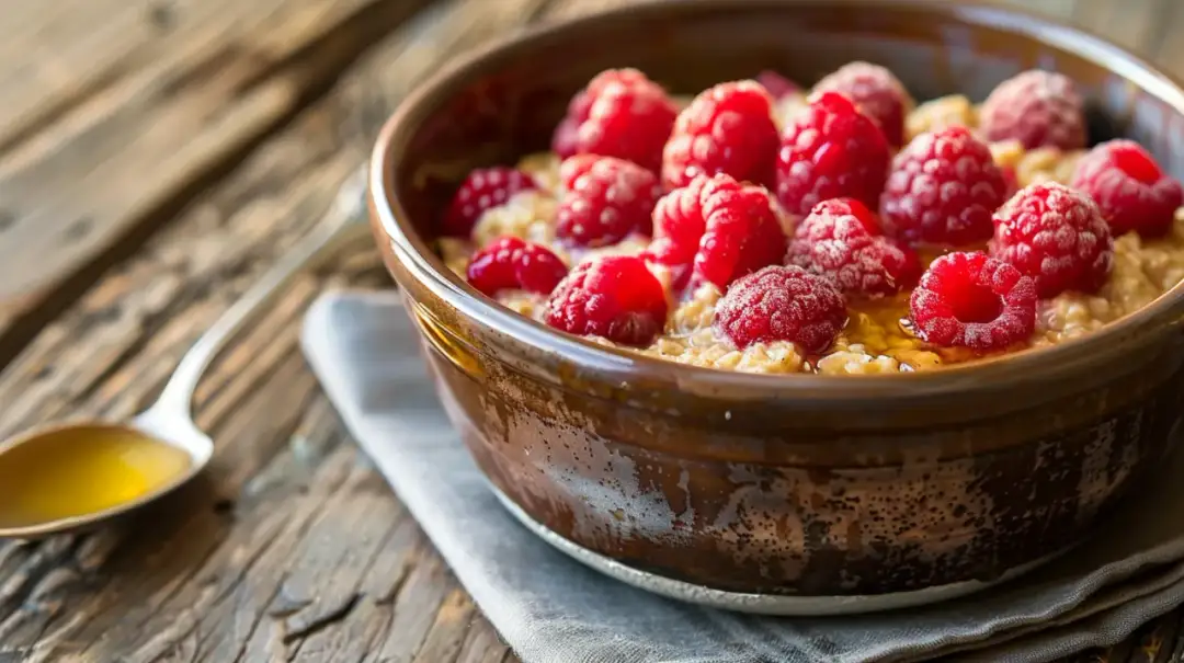 Pieczona owsianka z malinami: Pyszne śniadanie marzeń dla łasuchów