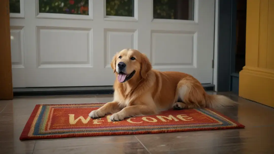 Wycieraczka z psem: jak rozbawić gości i trafić w dziesiątkę?