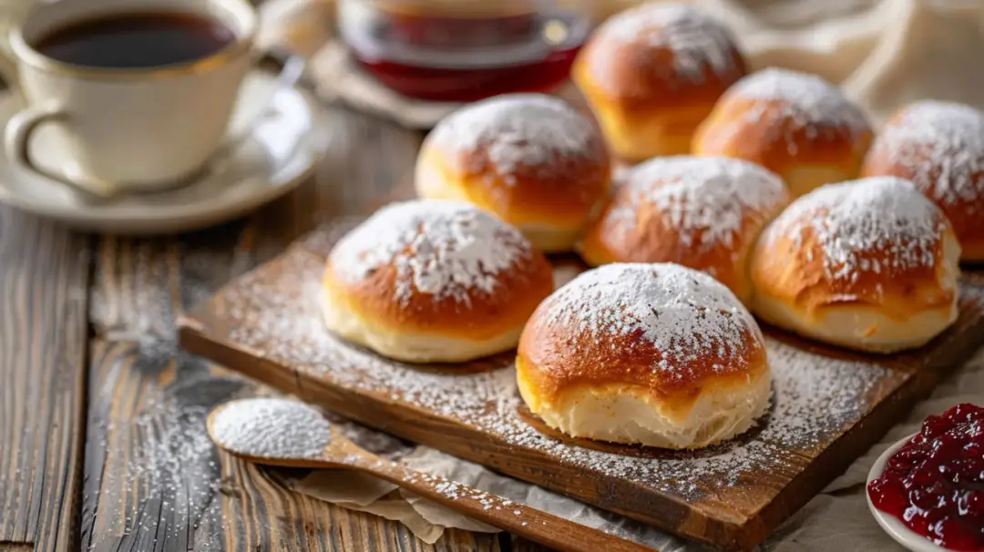 Pyszna drożdżówka z marmoladą: doskonały wybór na śniadanie